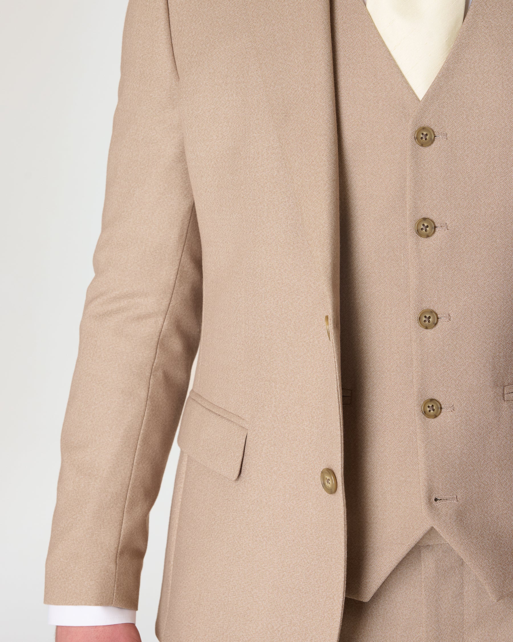 Stone Slim Fit Suit Hire Package