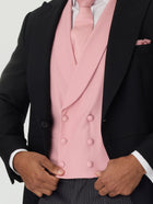 Pink Double Breasted Waistcoat