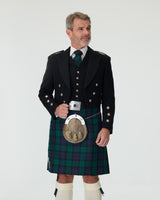 Prince Charlie Jacket & Black Watch Kilt Hire Package