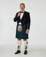 Prince Charlie Jacket & Black Watch Kilt Hire Package