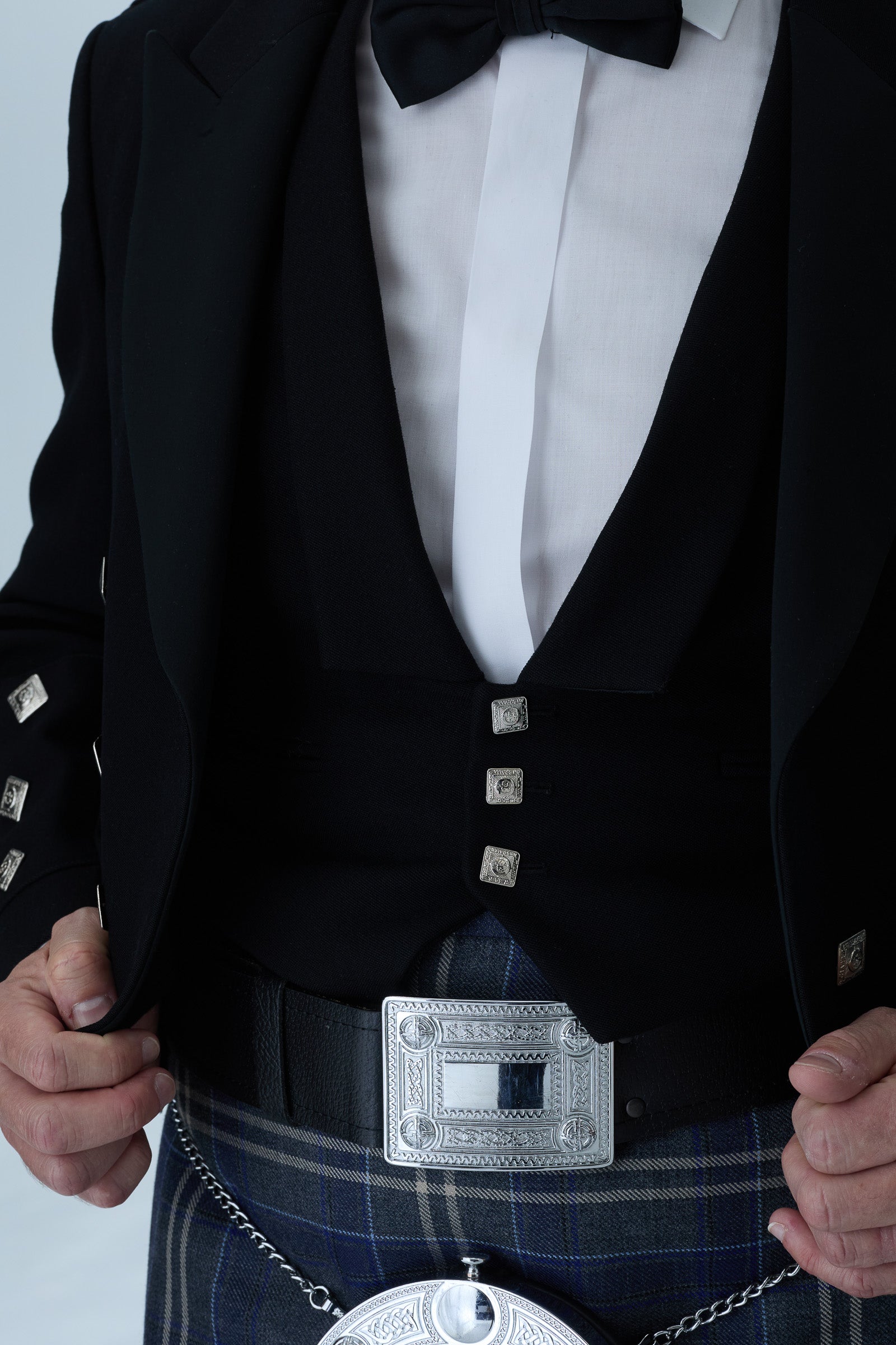 Prince Charlie Jacket & Highland Storm Kilt Hire Package