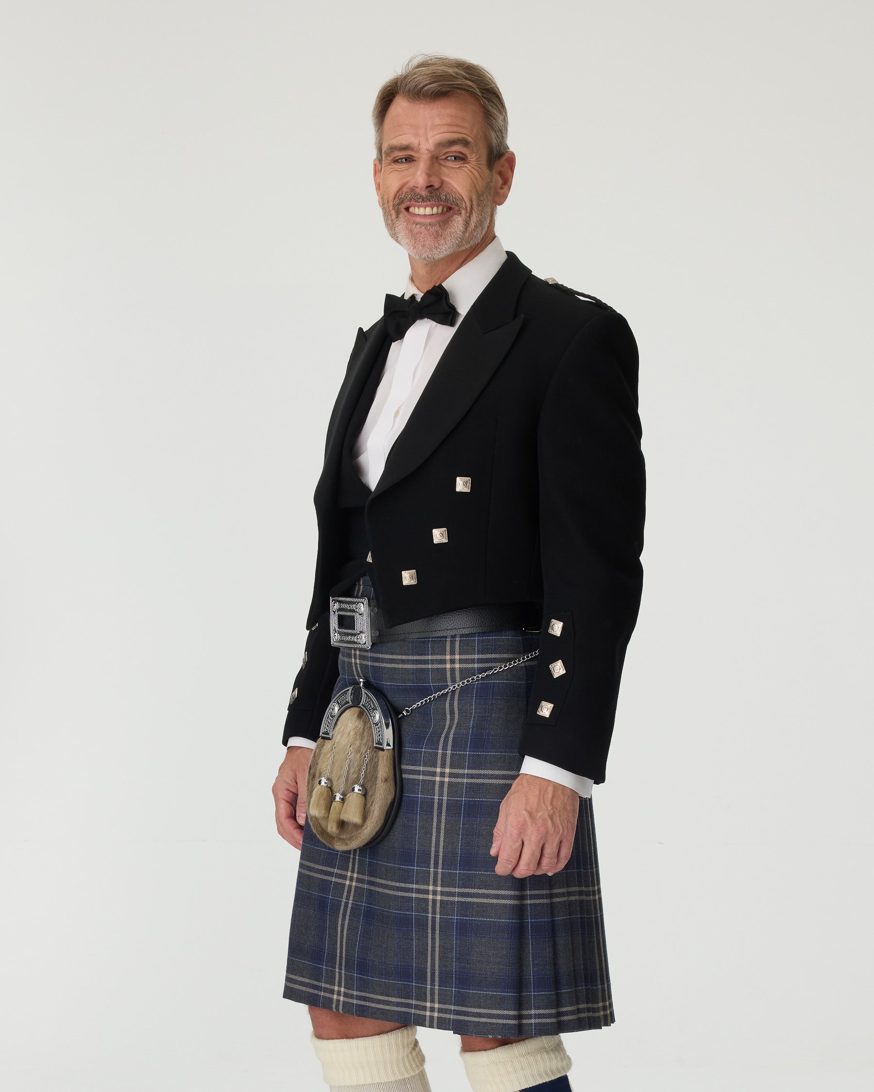 Prince Charlie Jacket & Highland Storm Kilt Hire Package