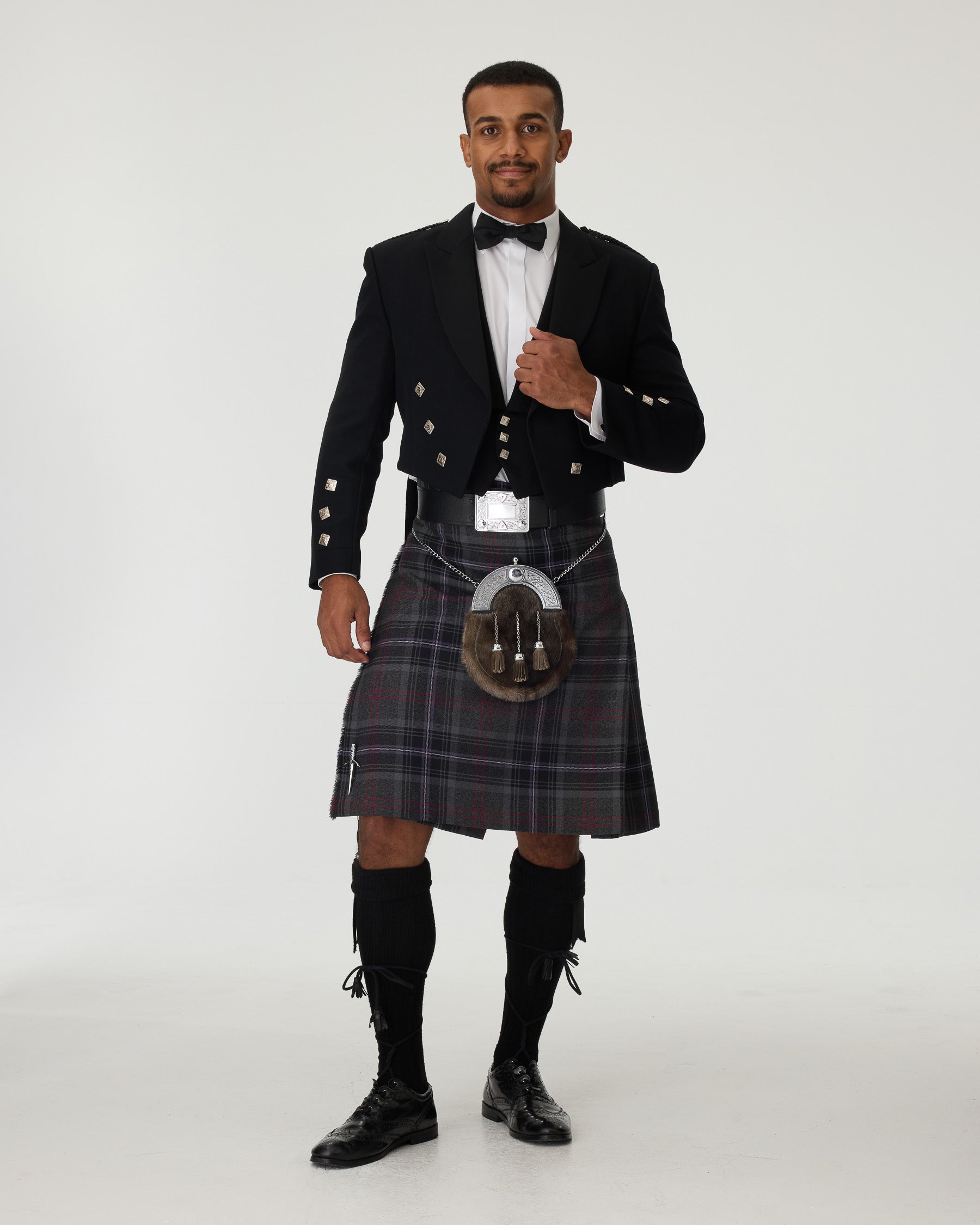Prince Charlie Jacket & Scottish Spirit Kilt Hire Package