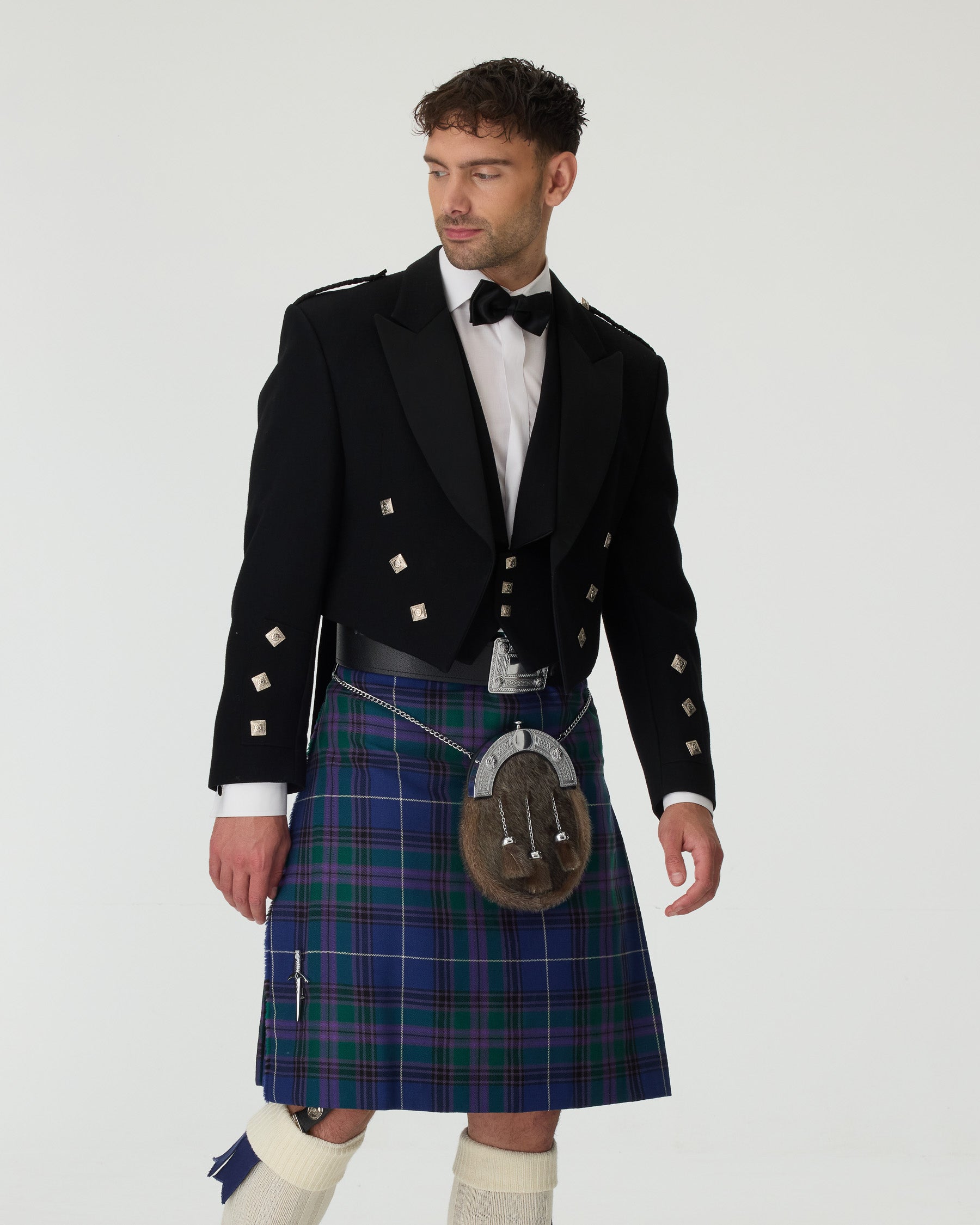 Prince Charlie Jacket & Spirit of Bannockburn Kilt Hire Package