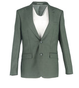Slim Fit Green Jacket