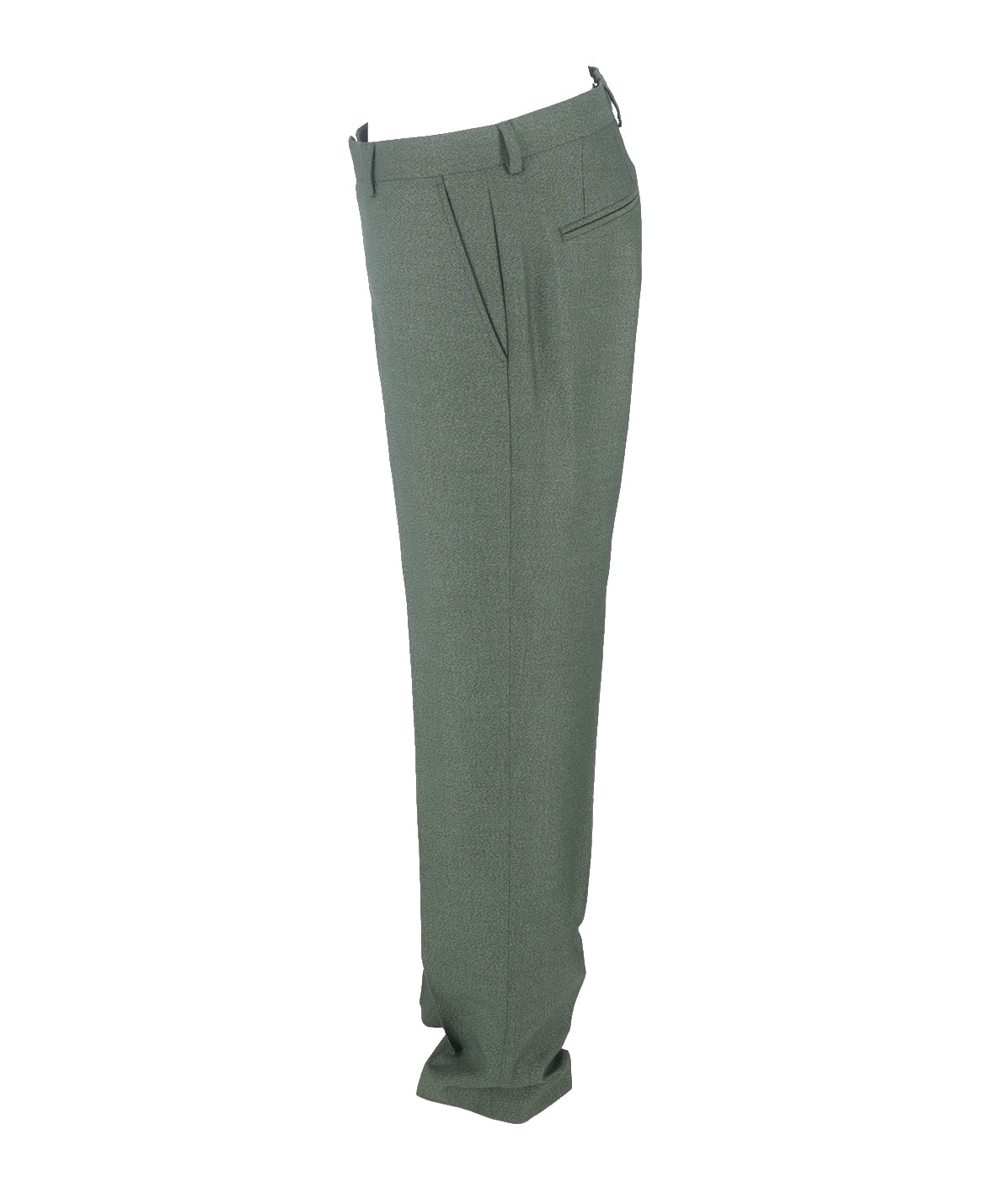 Slim Fit Green Suit Trousers