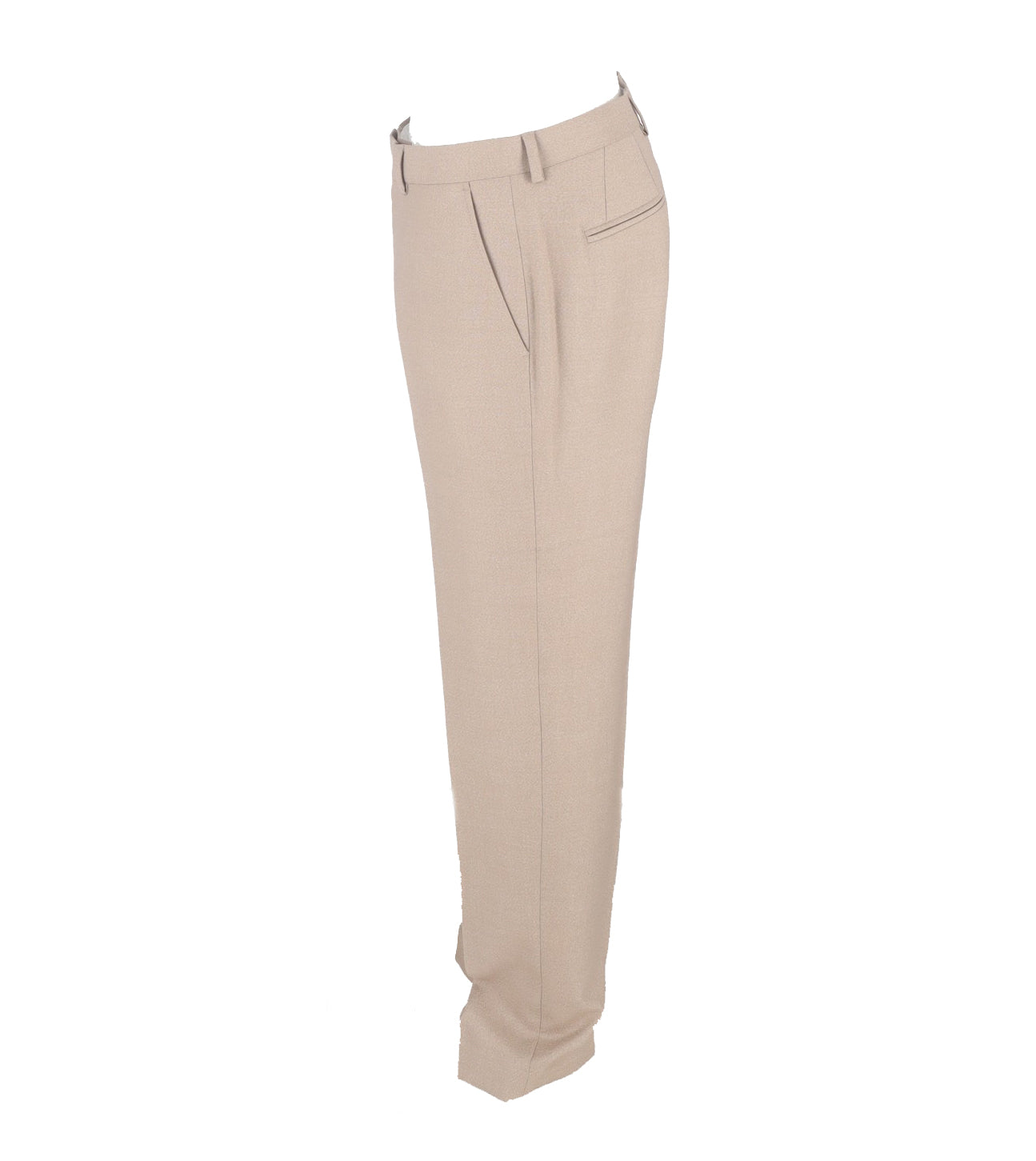 Slim Fit Stone Suit Trousers