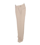 Slim Fit Stone Suit Trousers
