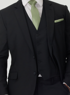 Slim Fit Black Suit Waistcoat
