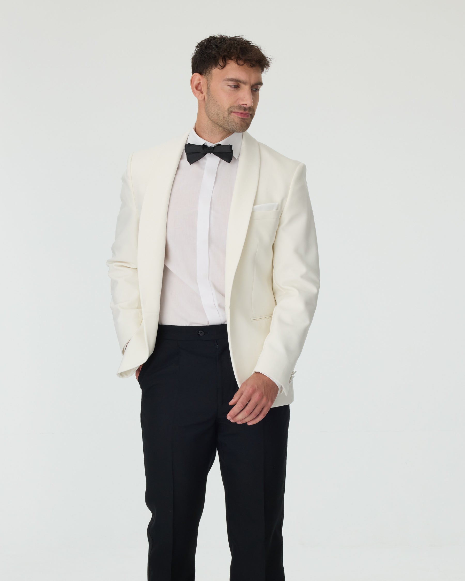 White Tuxedo Suit Hire Package