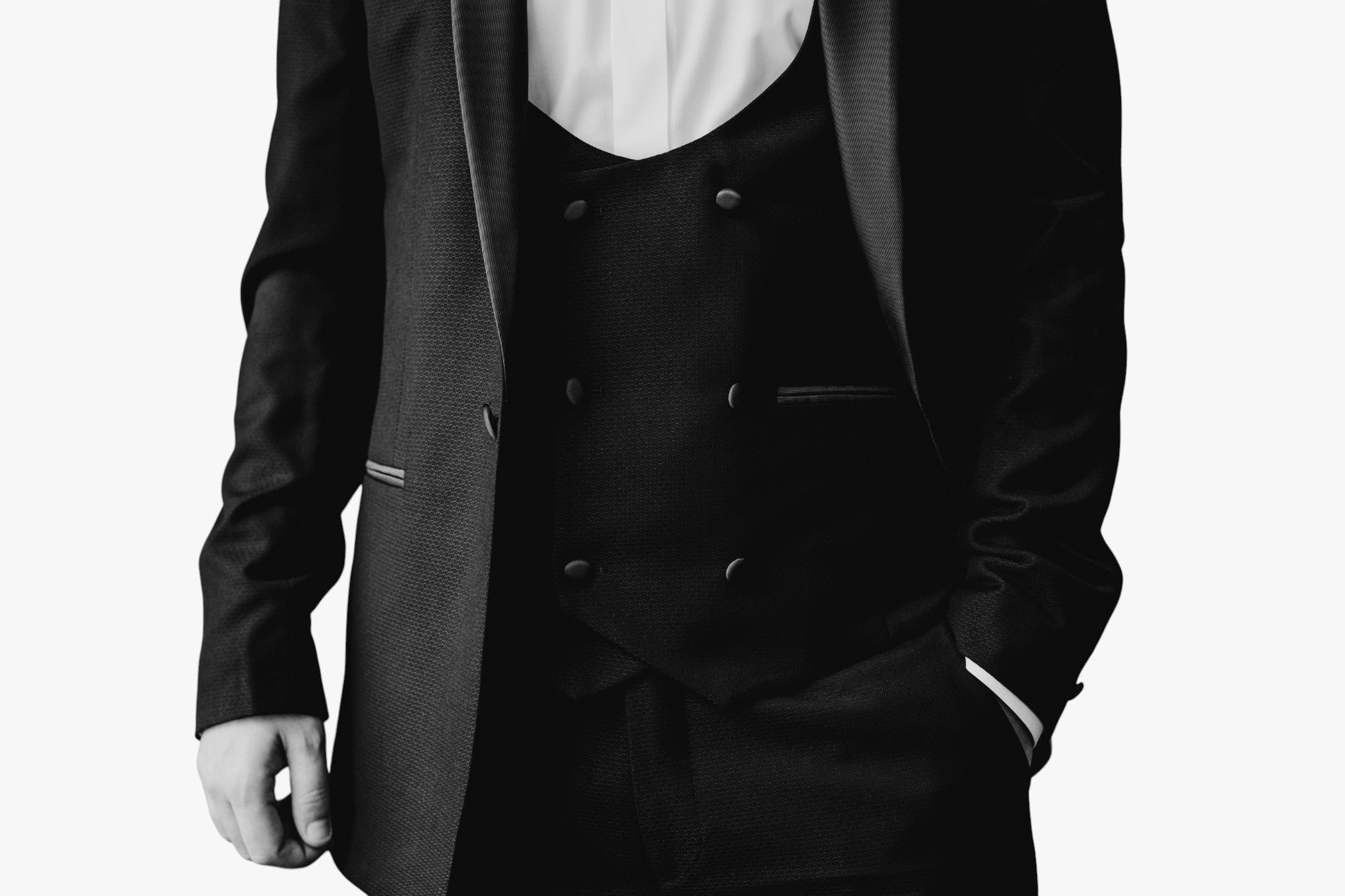 Black Slim Fit Tuxedo Hire Package