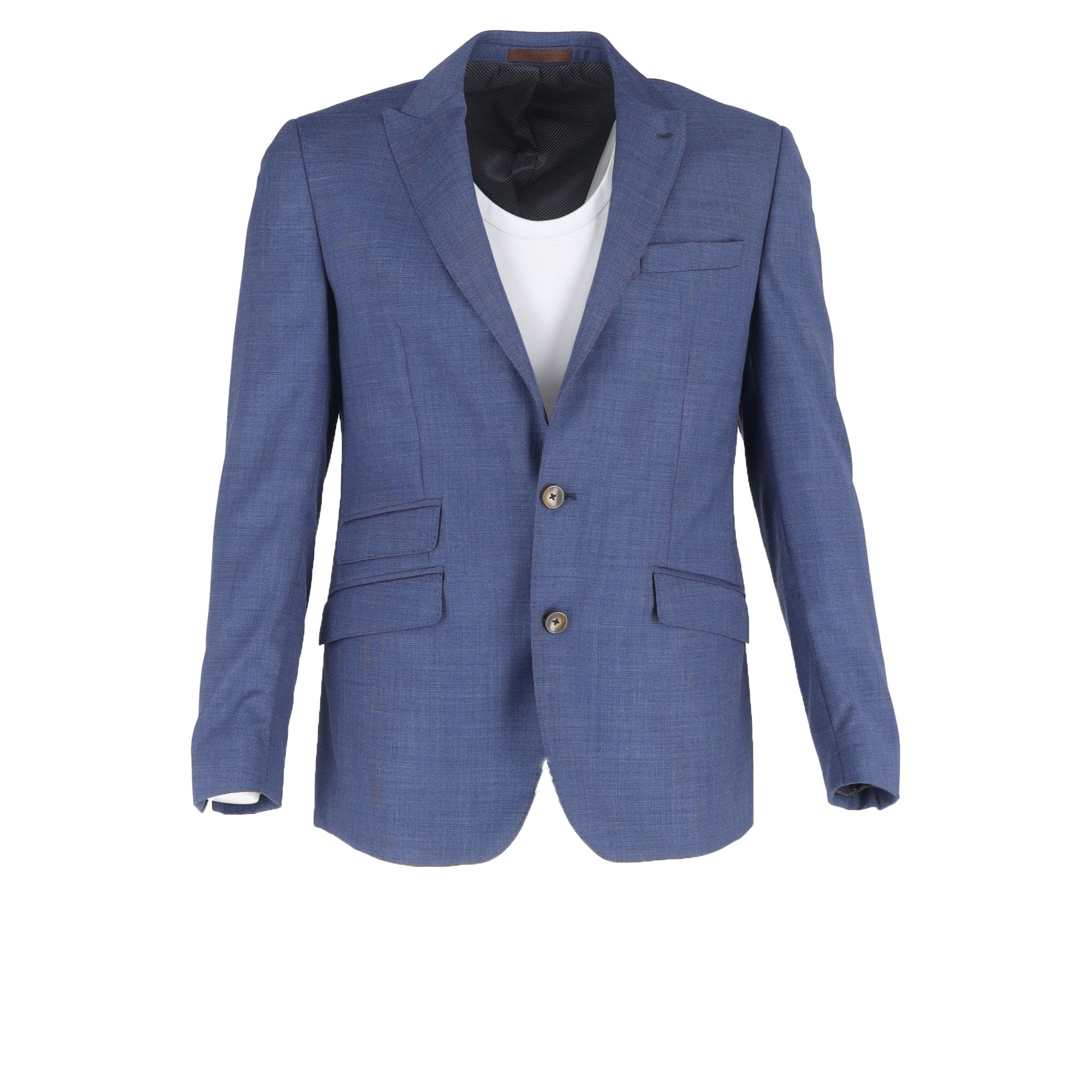 Slim Fit Italian Blue Jacket
