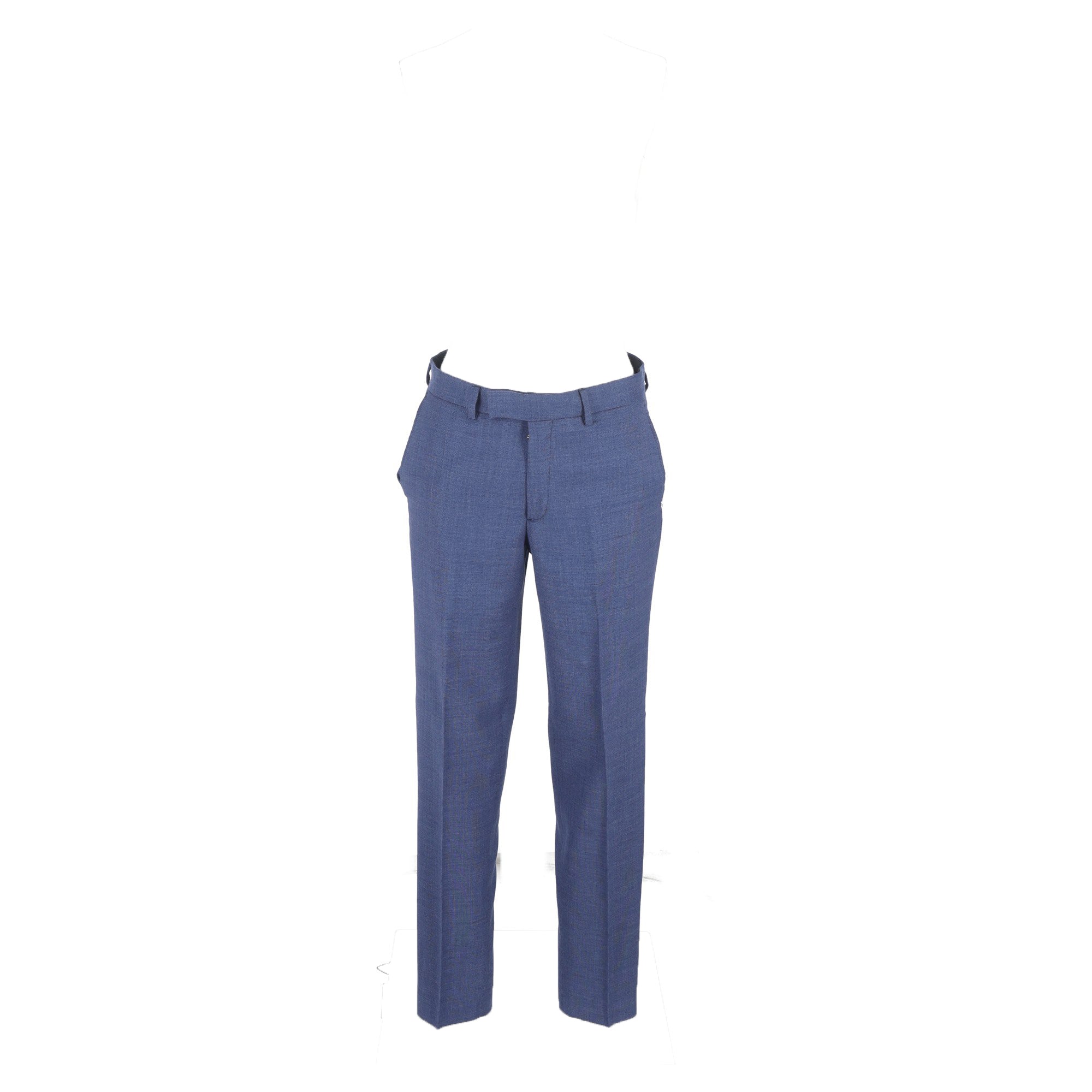 Slim Fit Italian Blue Trousers